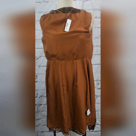 NWT J. Crew True Wrap Lined Dress in  Drapey Velvet Leopard Print Midi Size 00 - Picture 11 of 16